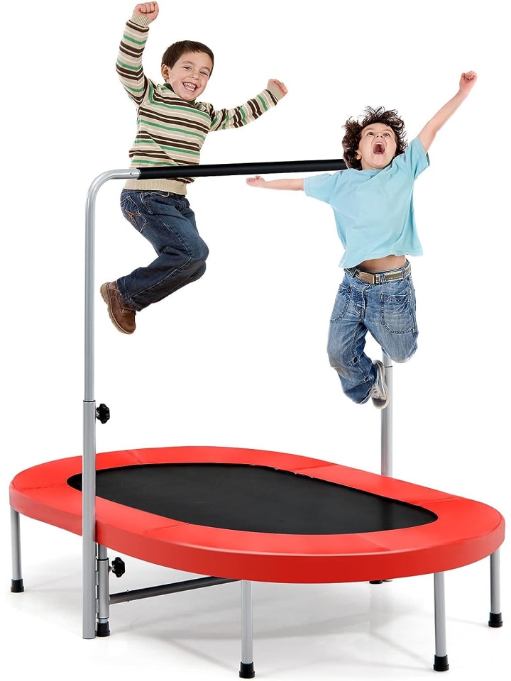 COSTWAY 2 Personen Trampolin in Rot günstig kaufen 155 cm