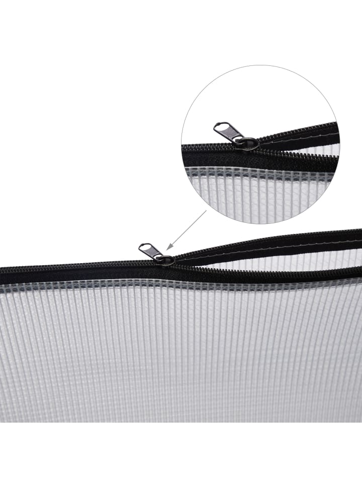 relaxdays 12x Dokumententasche in Transparent günstig kaufen onesize