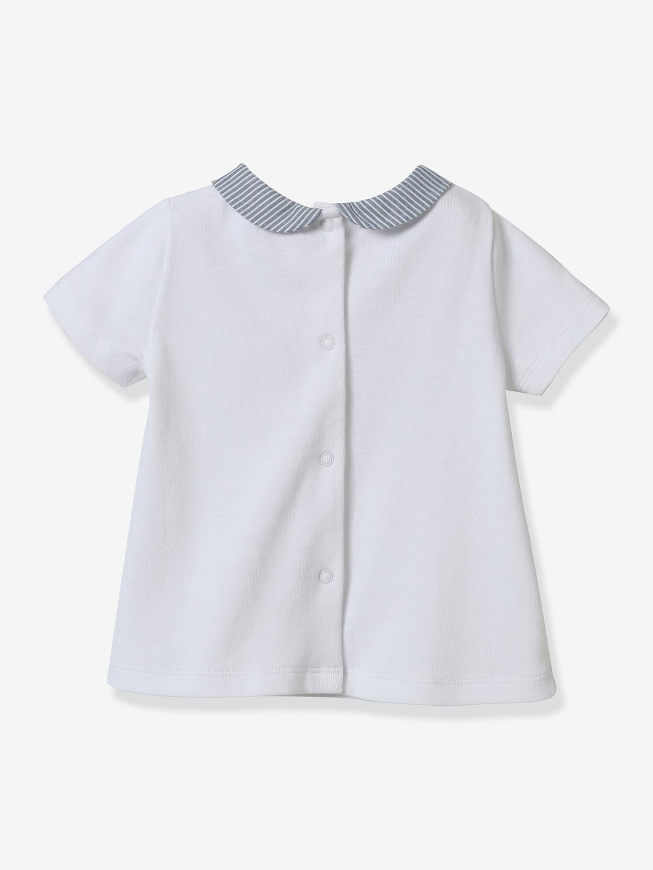 Cyrillus Baby T-Shirt CYRILLUS, Bio-Baumwolle - weiß