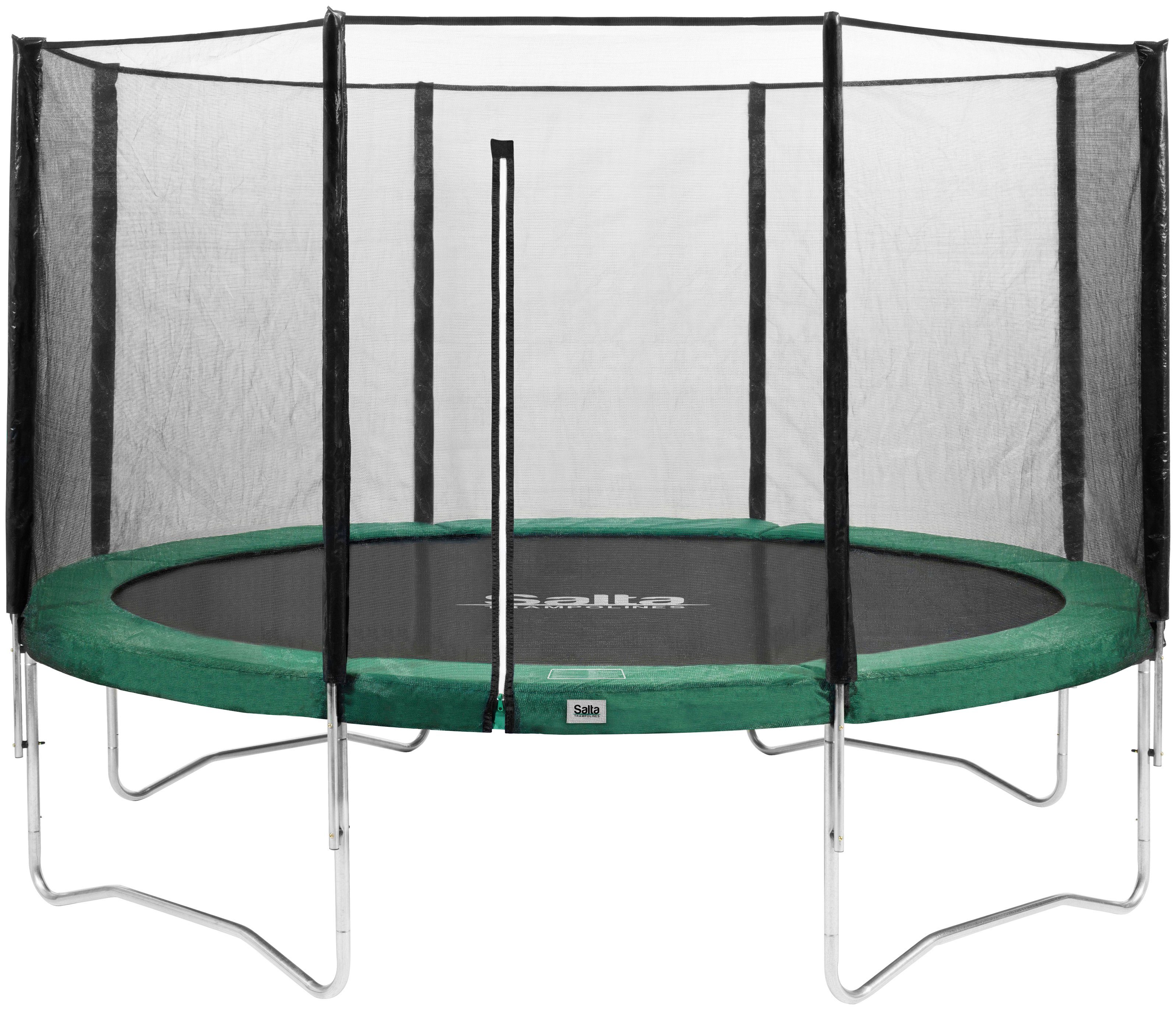Salta Gartentrampolin Combo, Ø 366 cm, Schutzrand grün
