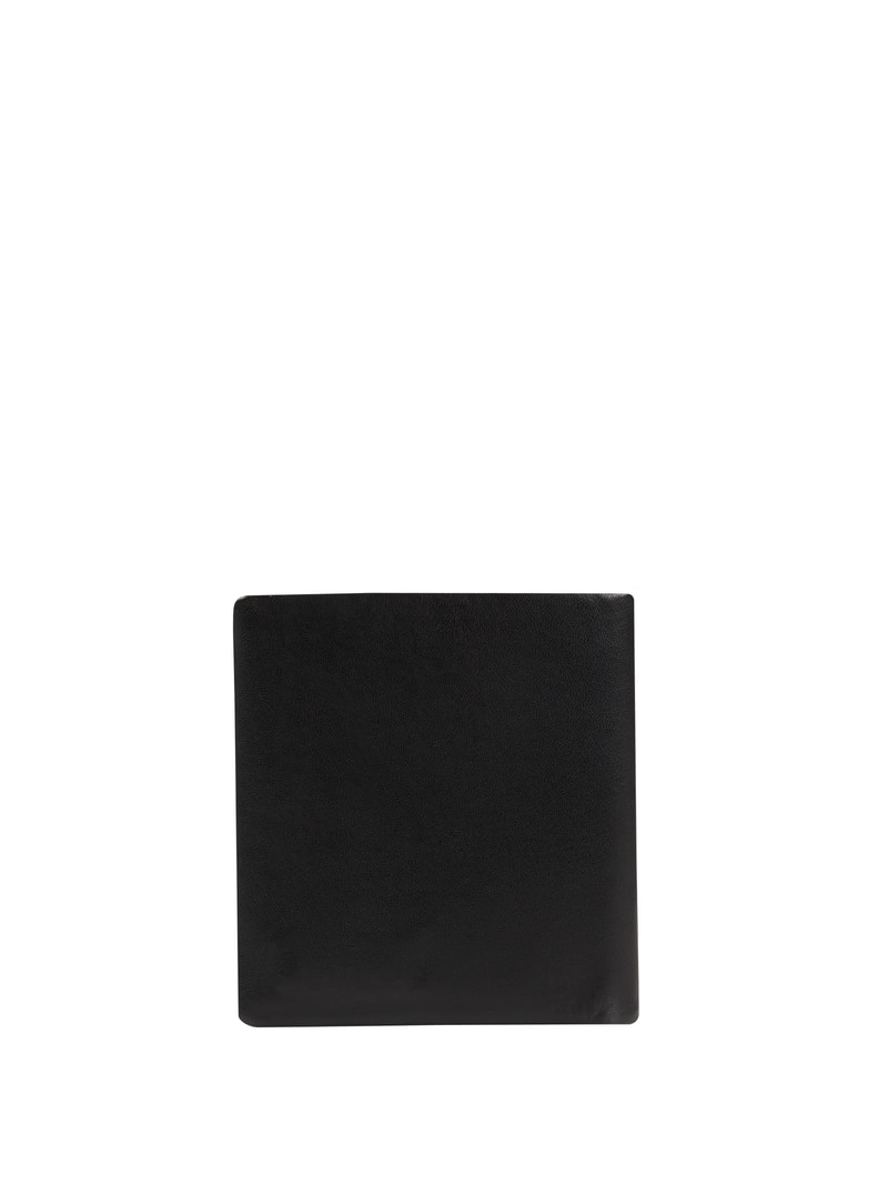 Portemonnaie aus Leder in schwarz