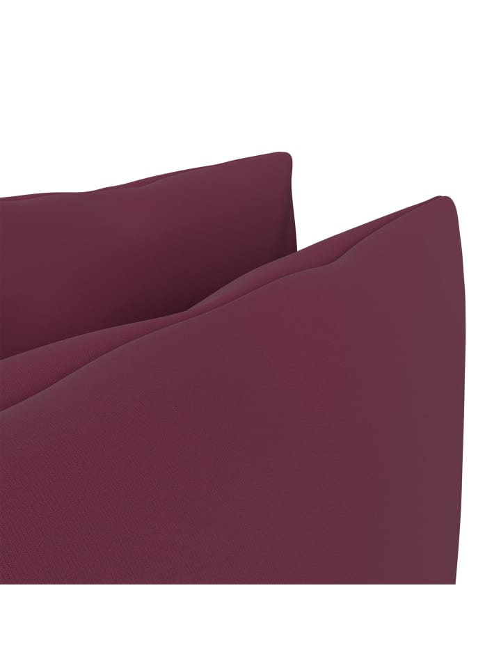 GMD Living 2er Set Jersey Kissenhüllen JESBERG in Farbe Bordeaux günstig kaufen