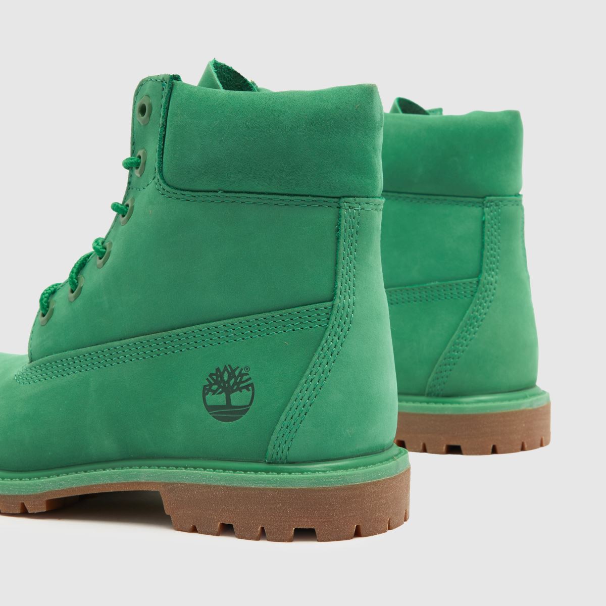Timberland prémium 6 hüvelykes csizma zöld színben