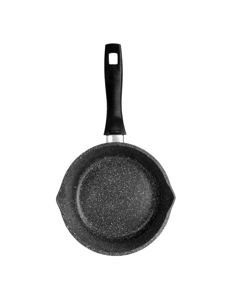 Stoneline Stielkasserolle 18 cm | mit Deckel in Grau günstig kaufen Ø 18 cm
