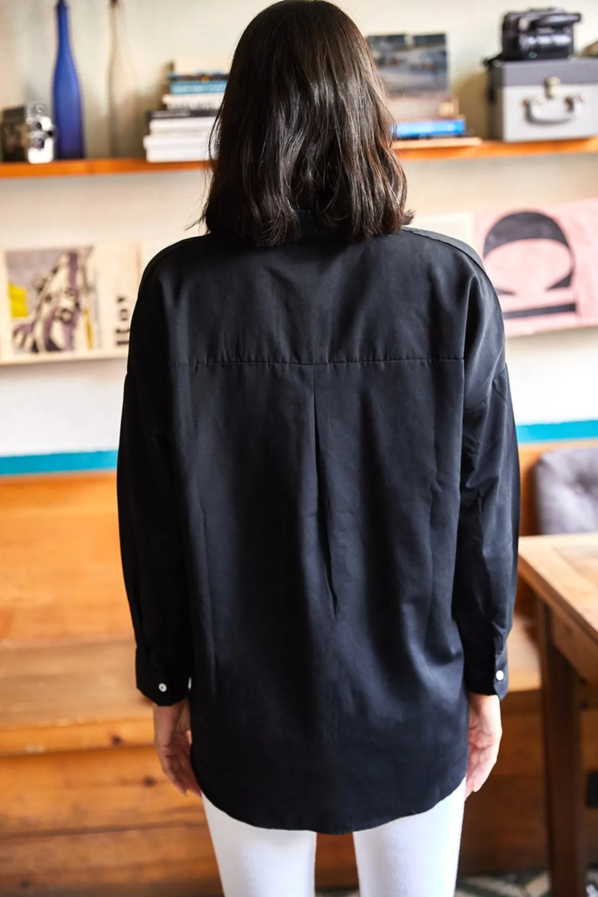 Olalook  Hemd - Schwarz - Oversized