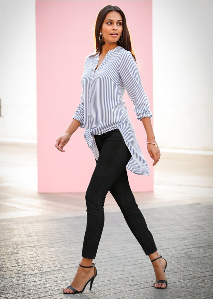 Super-Stretch-Jeans aus leichtem Material