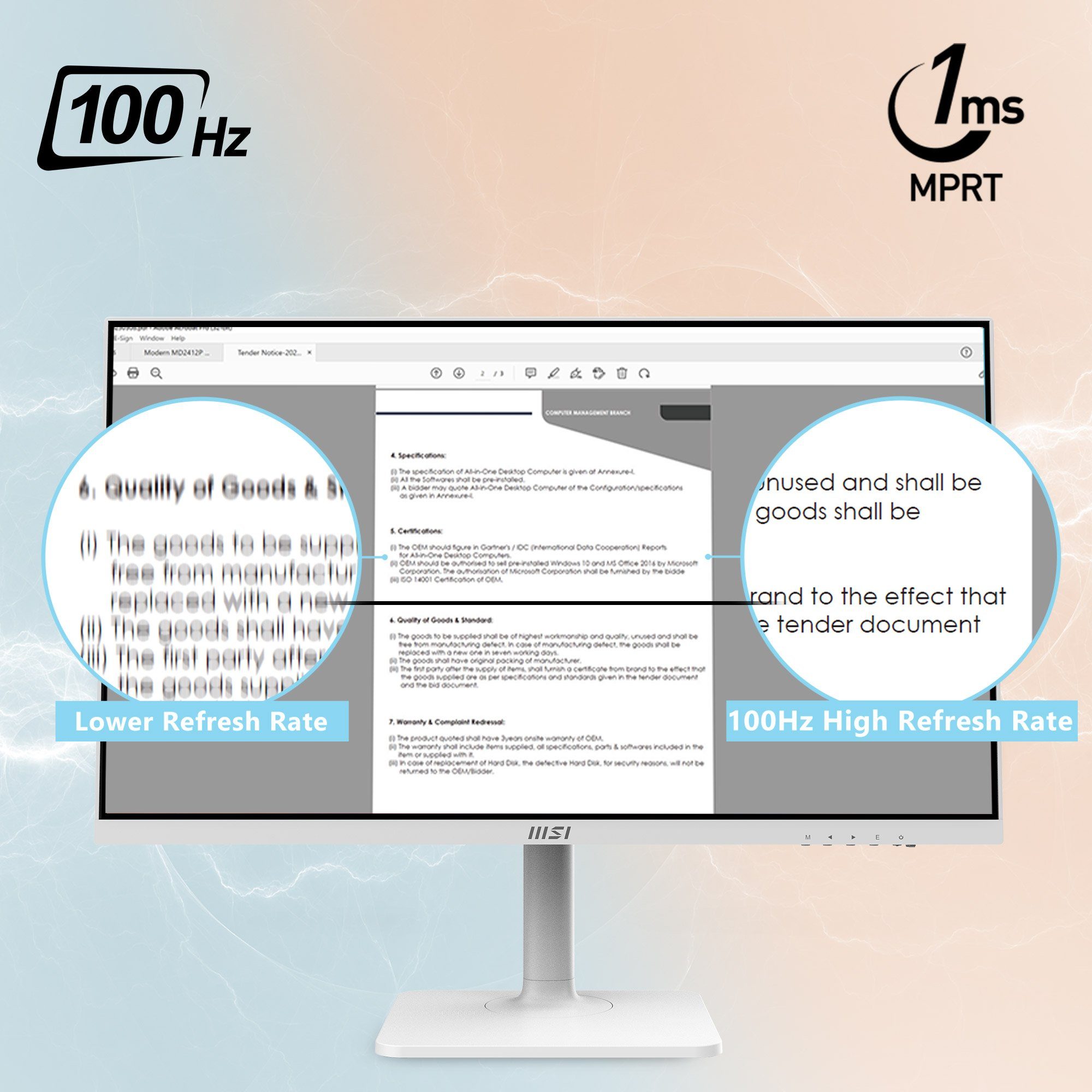 MSI Modern MD2712PW LED-Monitor (69 cm/27 
