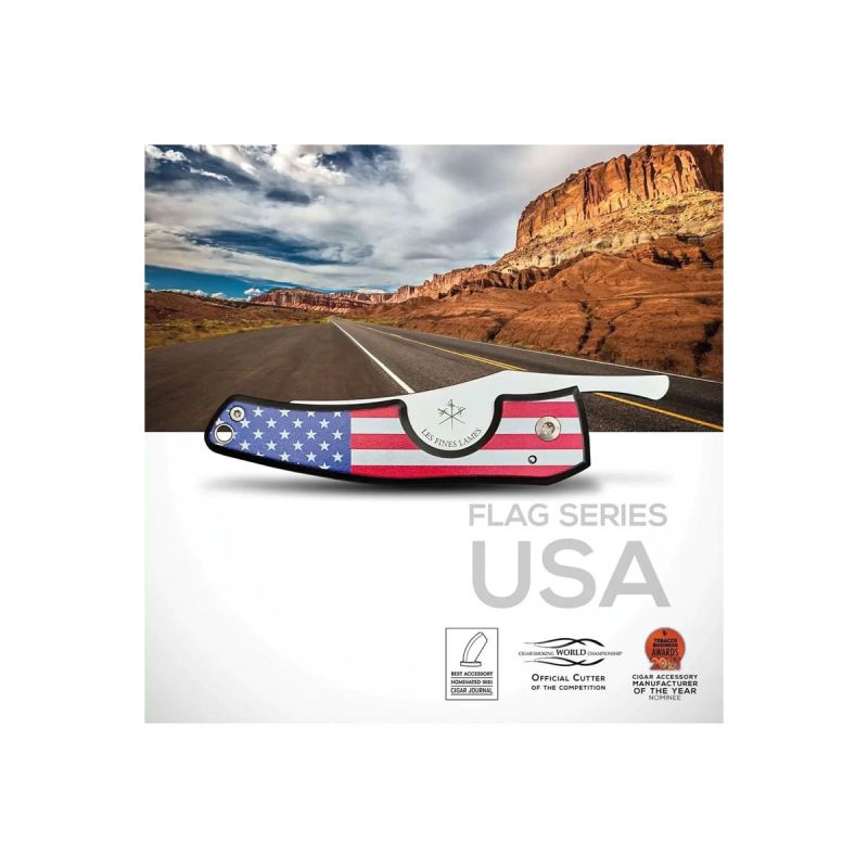 Les Fines Lames Zigarrenschneider Le Petit Flag-Usa Dark