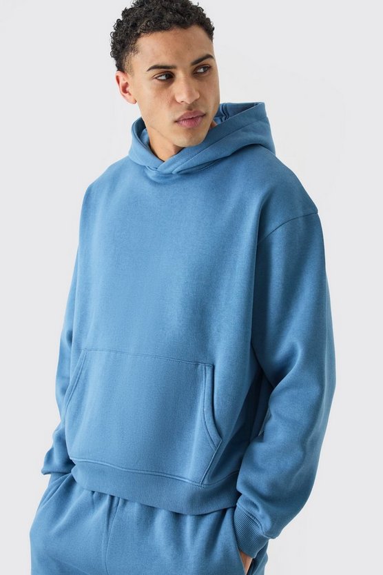 Kastiger Oversize Trainingsanzug mit Kapuze