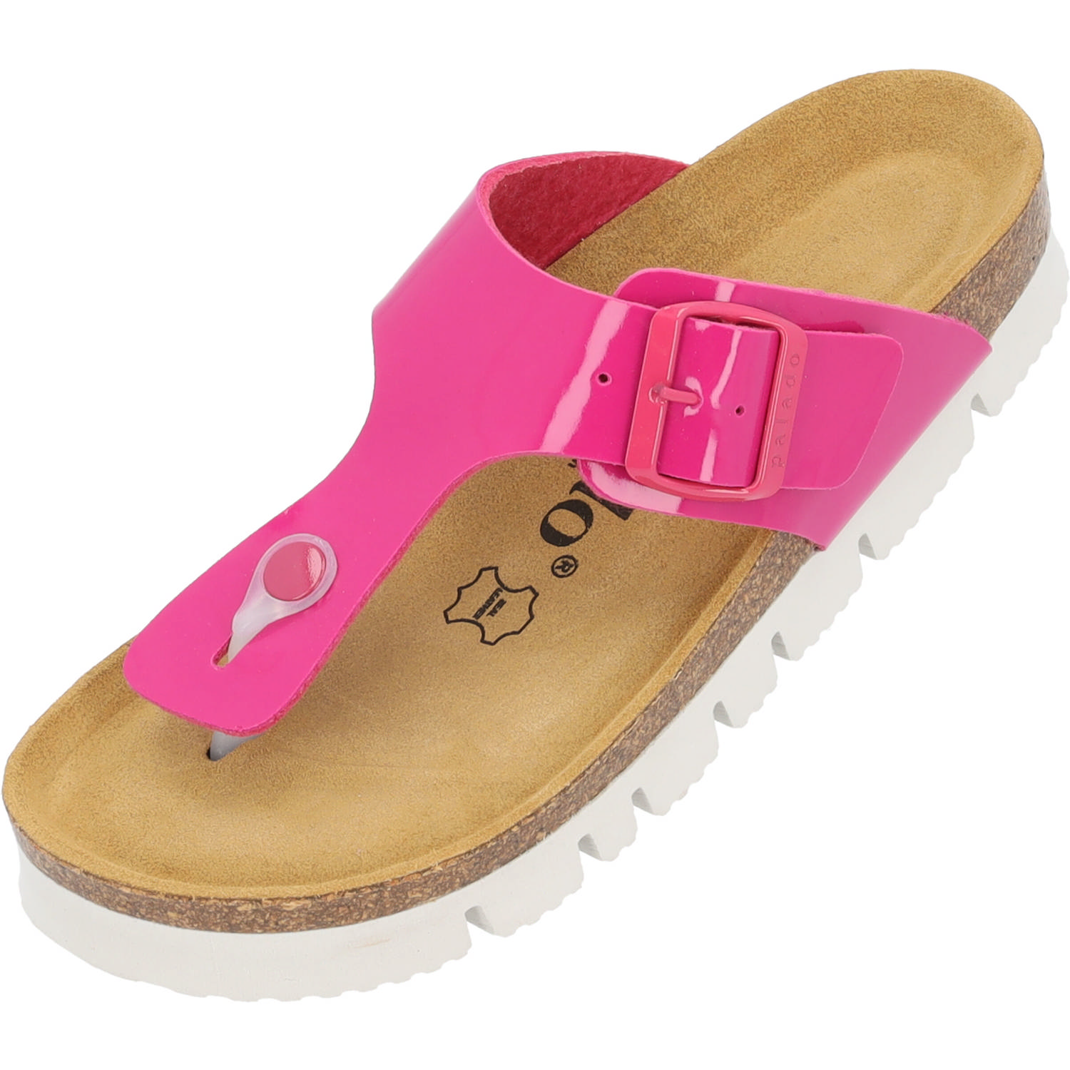 Palado Kos PL Lack, Zehentrenner, Damen, Pink