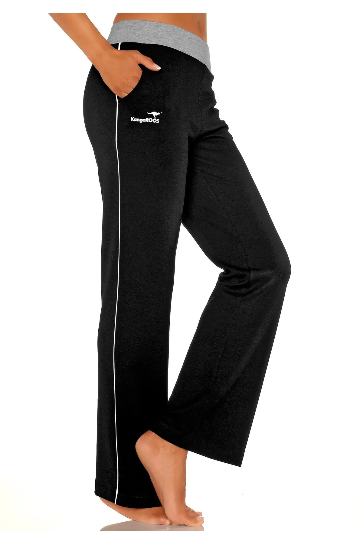 Kangaroos  Hose - Schwarz - Straight