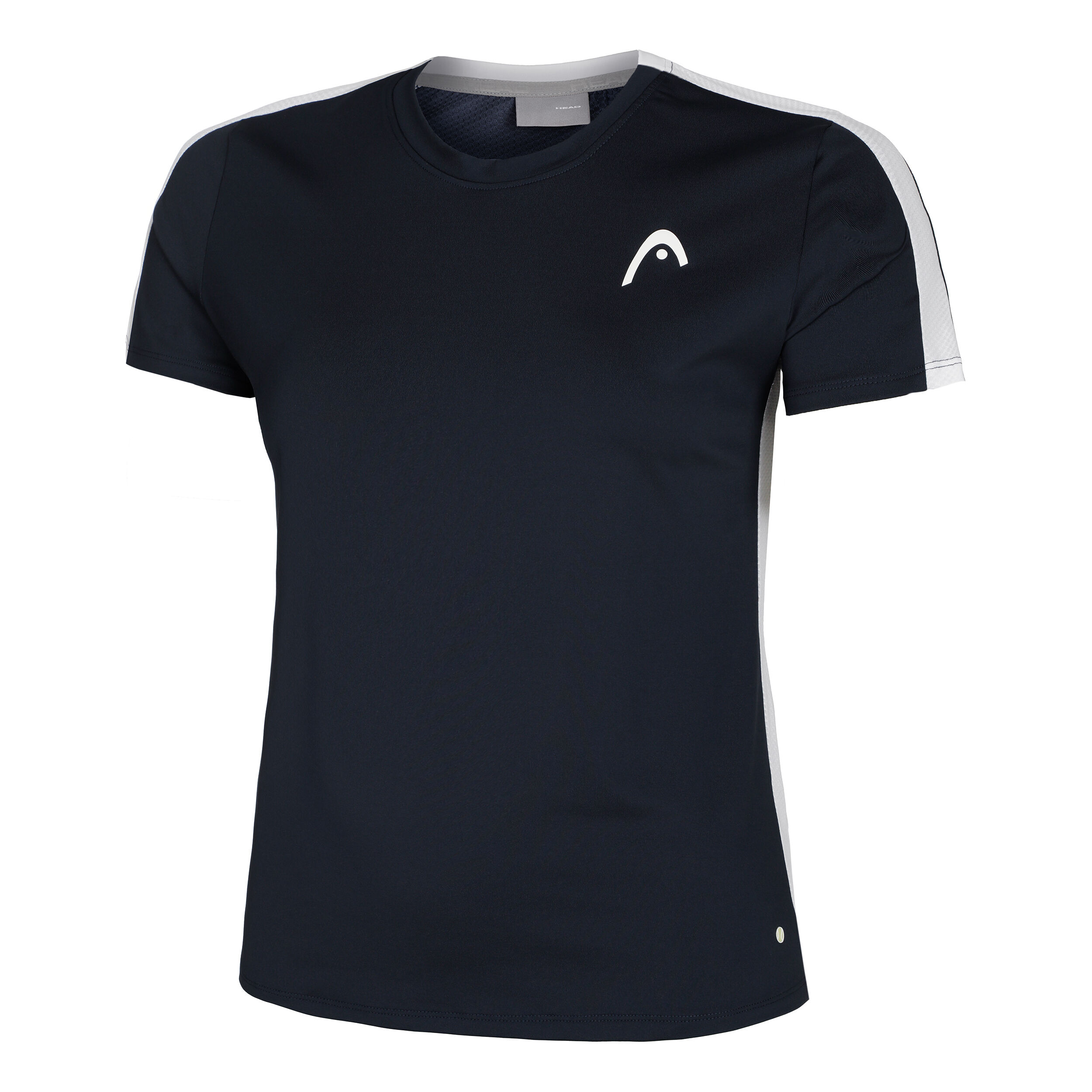 Tie-Break T-Shirt Damen - Dunkelblau, Weiß