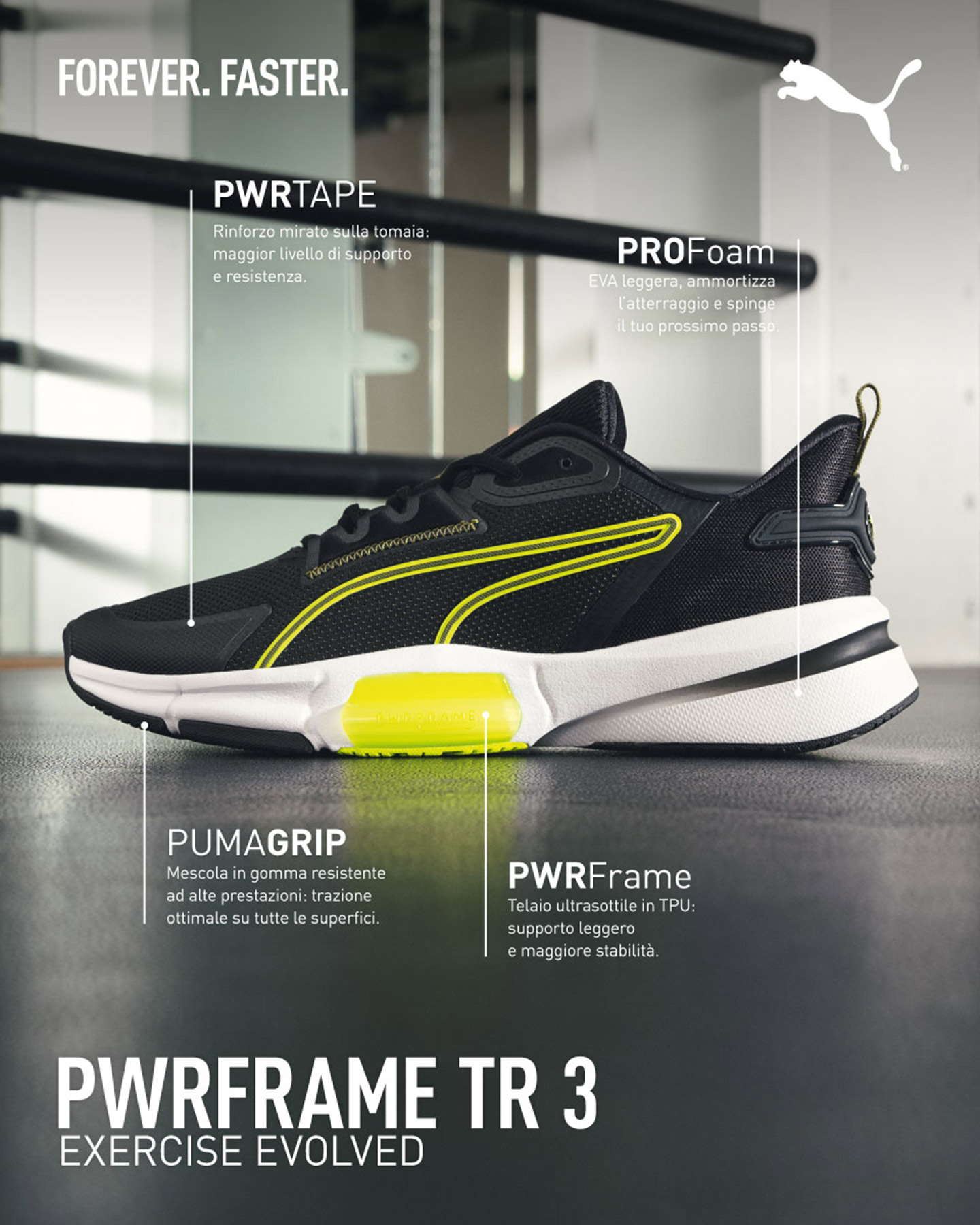 Scarpe Training Puma Pwrframe Tr3 M 379482-03
