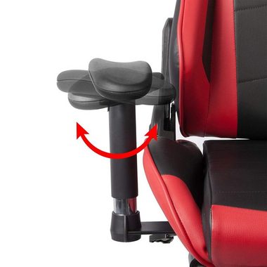Woltu Gaming-Stuhl (1 St), Schreibtischstuhl Sportsitz, höhenverstellbar