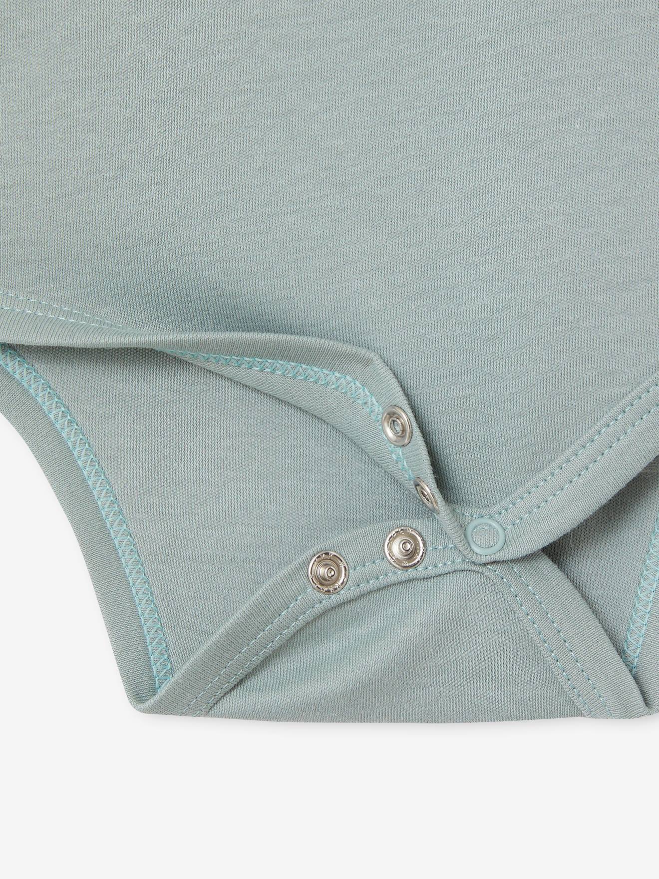 Vertbaudet Bio-Kollektion: 7er-Pack Baby Schlupfbodys BASIC Oeko-Tex - mehrfarbig