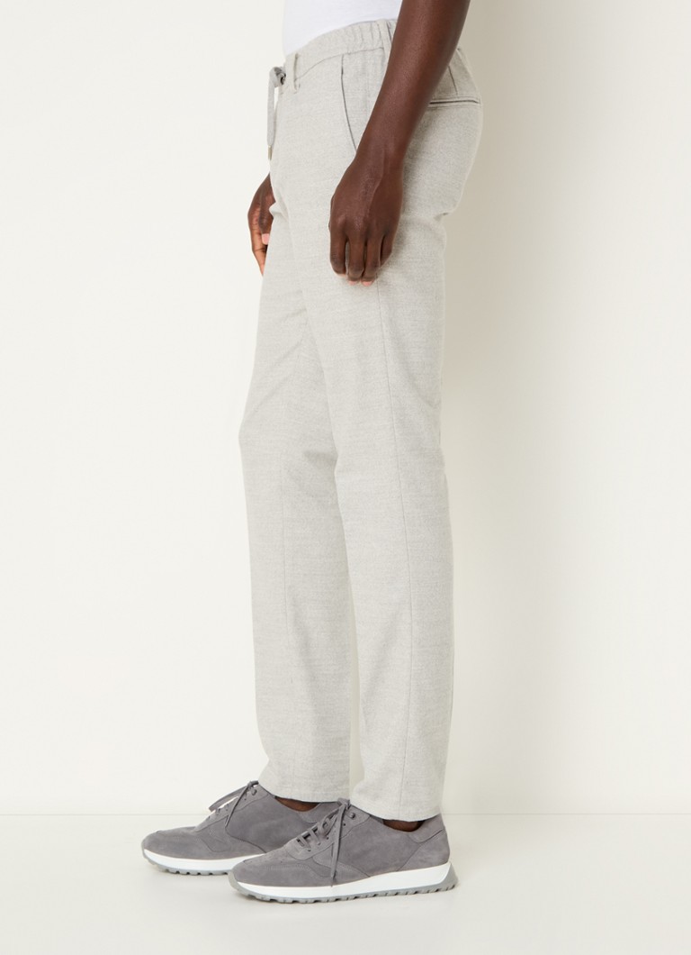 Profuomo Chino slim fit con bordi arrotondati e bordi arrotondati