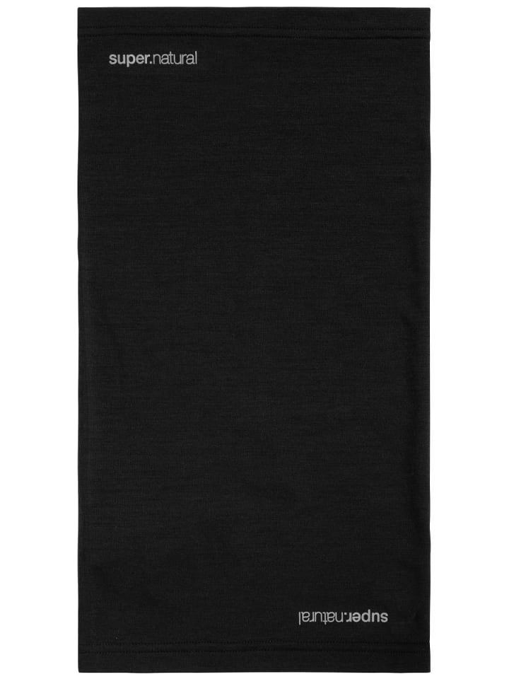 super.natural Merino Multifunktionstuch WANDERLUST NECKWARMER in schwarz günstig kaufen onesize