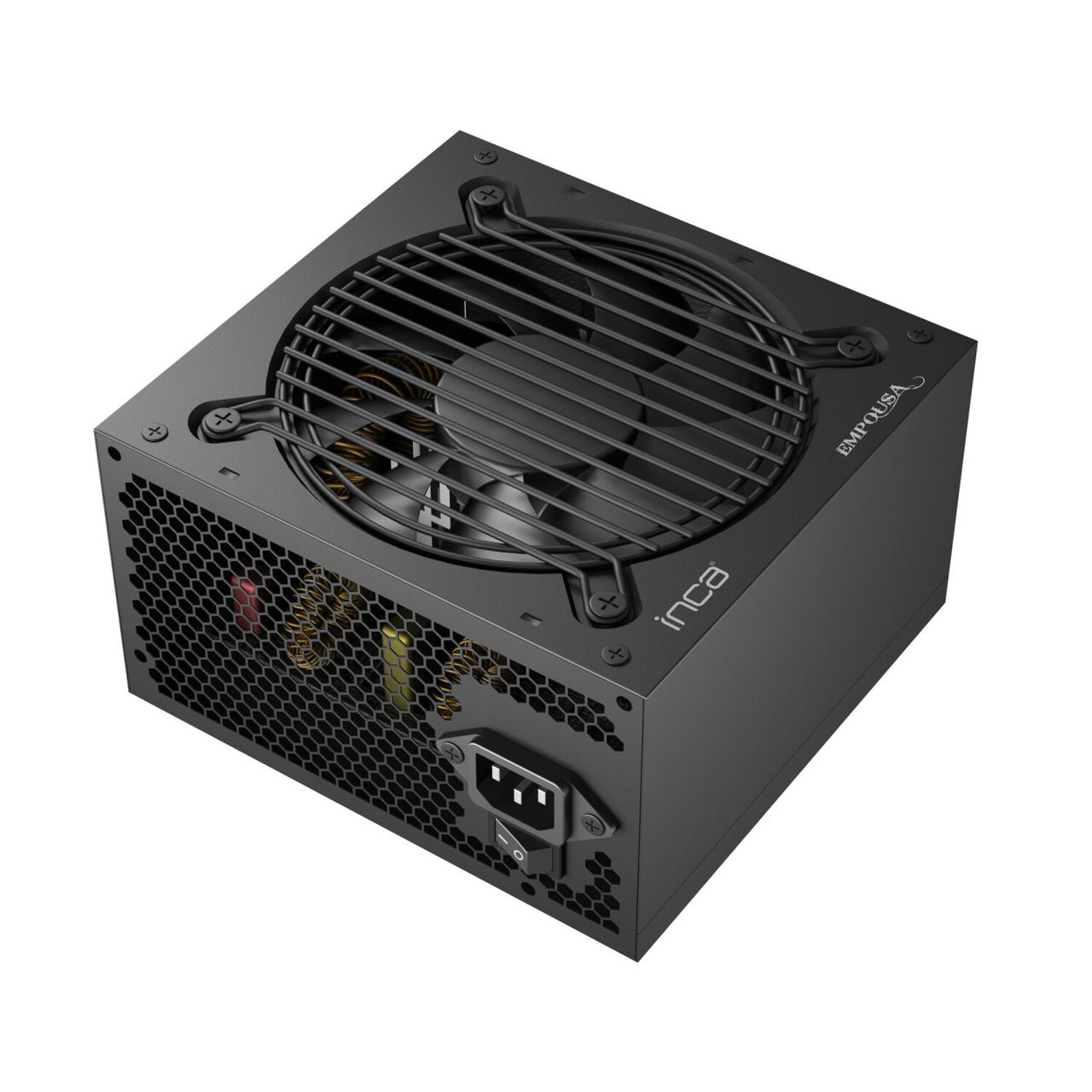 Inca 650W Bronze Netzteil für PC 120-mm-Lüfter mit Schutzfunktionen Schwarz