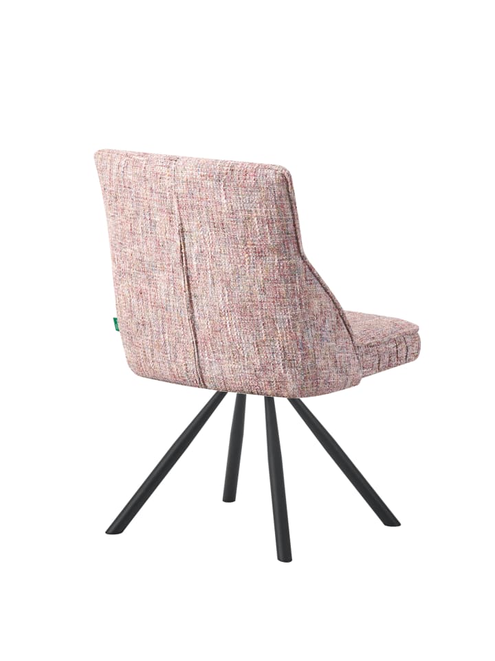 DUBI Möbel 2er-Set: Drehstuhl SERINA  in Rosa - (B)61 x (H)81 x  (T)62 cm günstig kaufen onesize