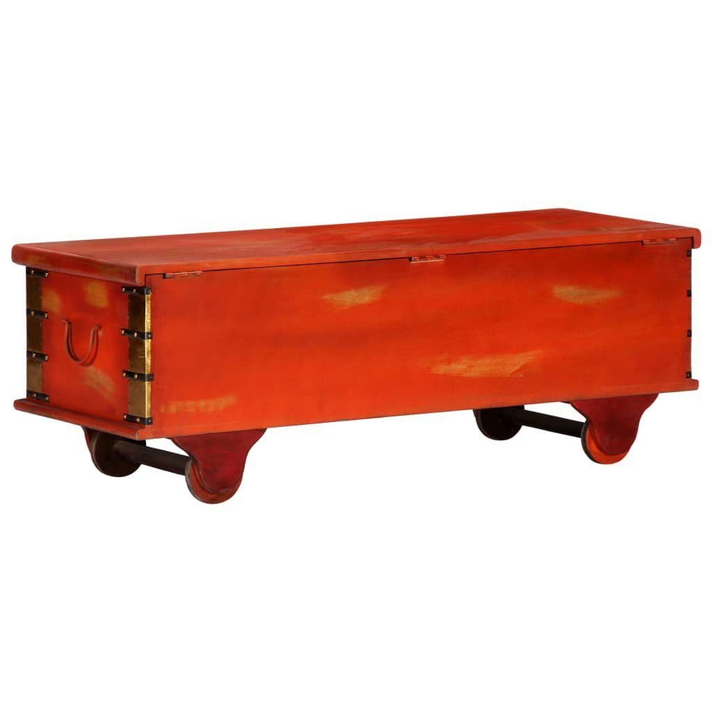 vidaXL Aufbewahrungsbox Aufbewahrungstruhe Rot 110 x 40 x 40 cm Massivholz Akazie