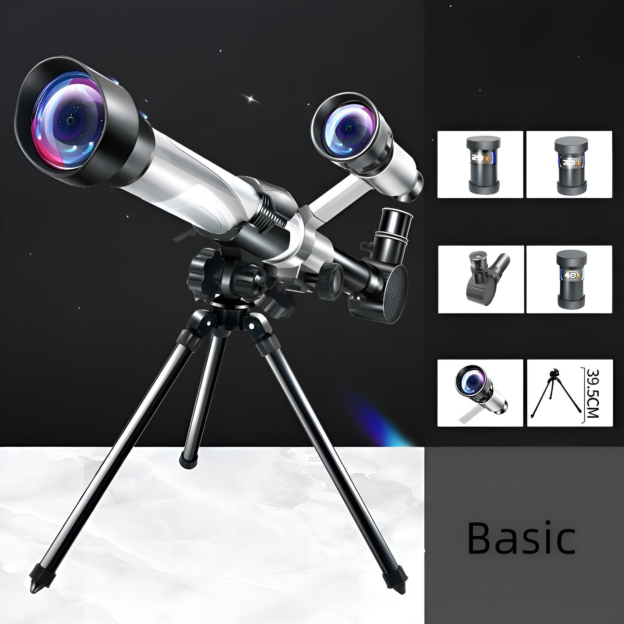 Suzakuin Teleskop Kinder Teleskop - HD Astronomie Fernrohr, wissenschaftliches Spielzeug
