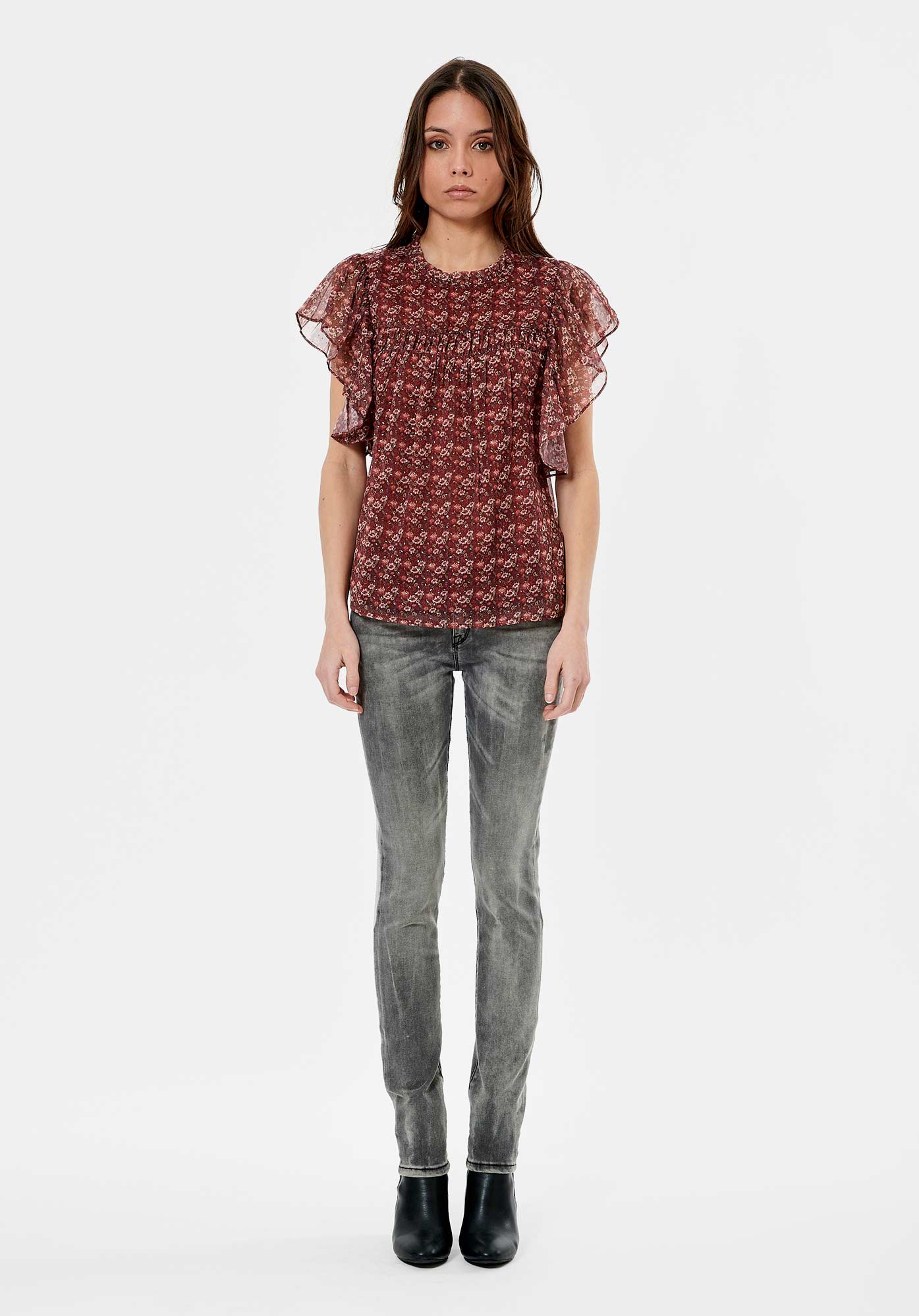 BRAD   Blouse fleurie Femme