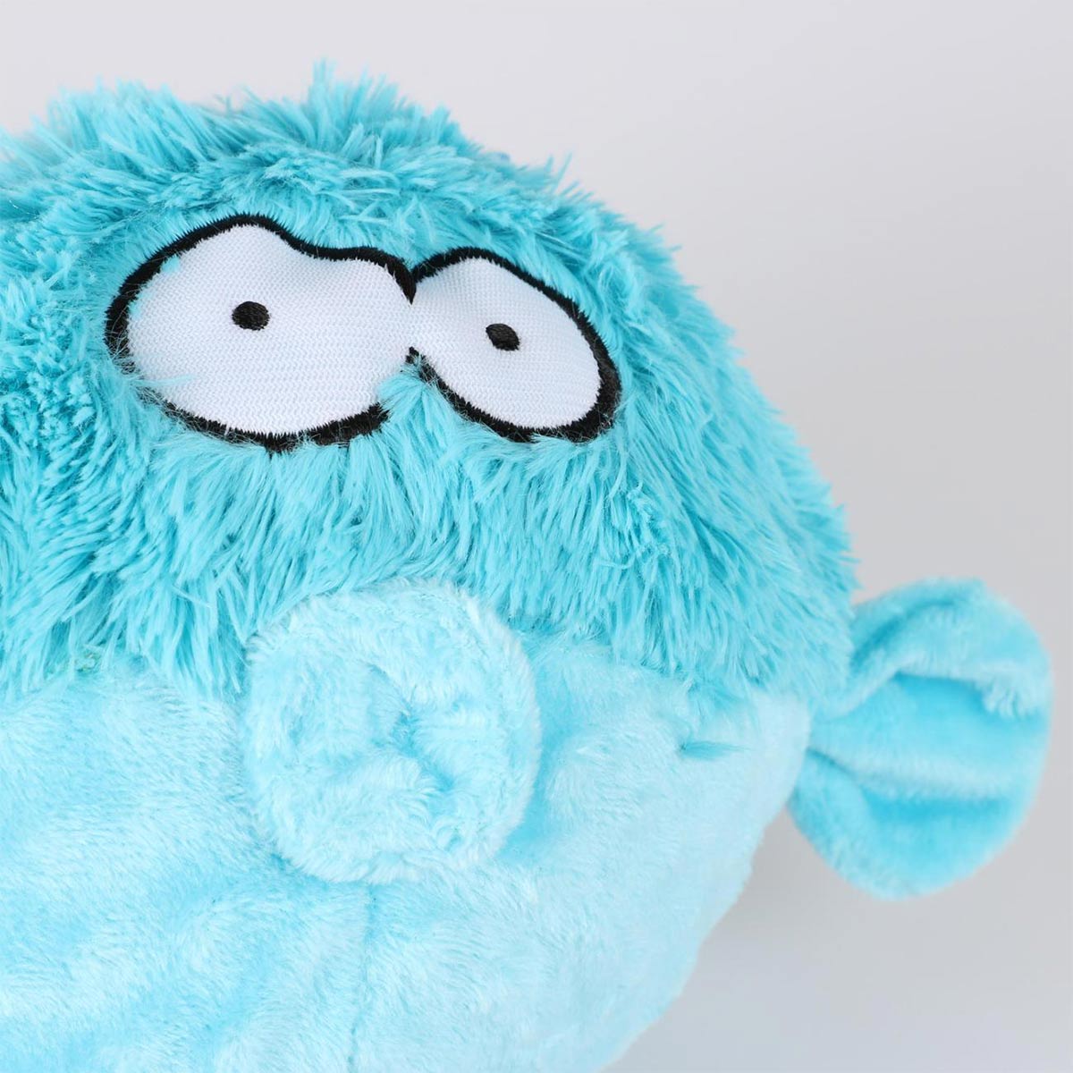 Coockoo Kugelfisch Gary Squeaker Ball blau 12cm bei ZooRoyal
