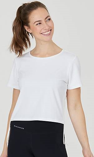 Endurance T-Shirt Irislie im sportlichen Cropped-Look