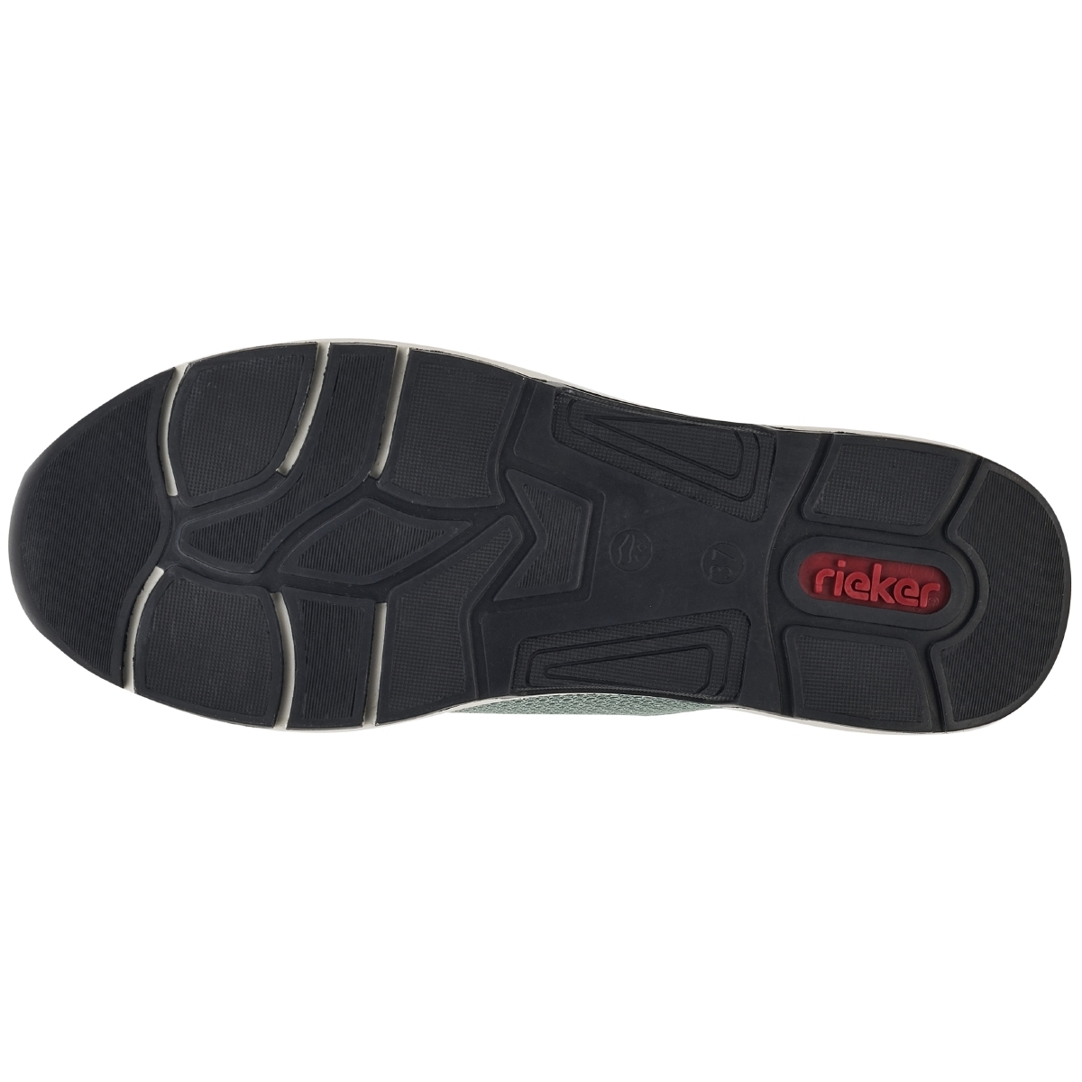 Rieker N8451 Sneaker Low grau
