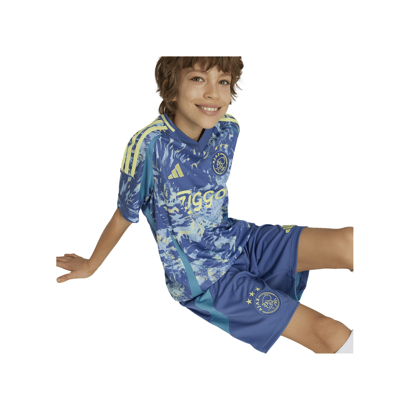 adidas Ajax Amsterdam Short Away 2024/2025 Kids Blau