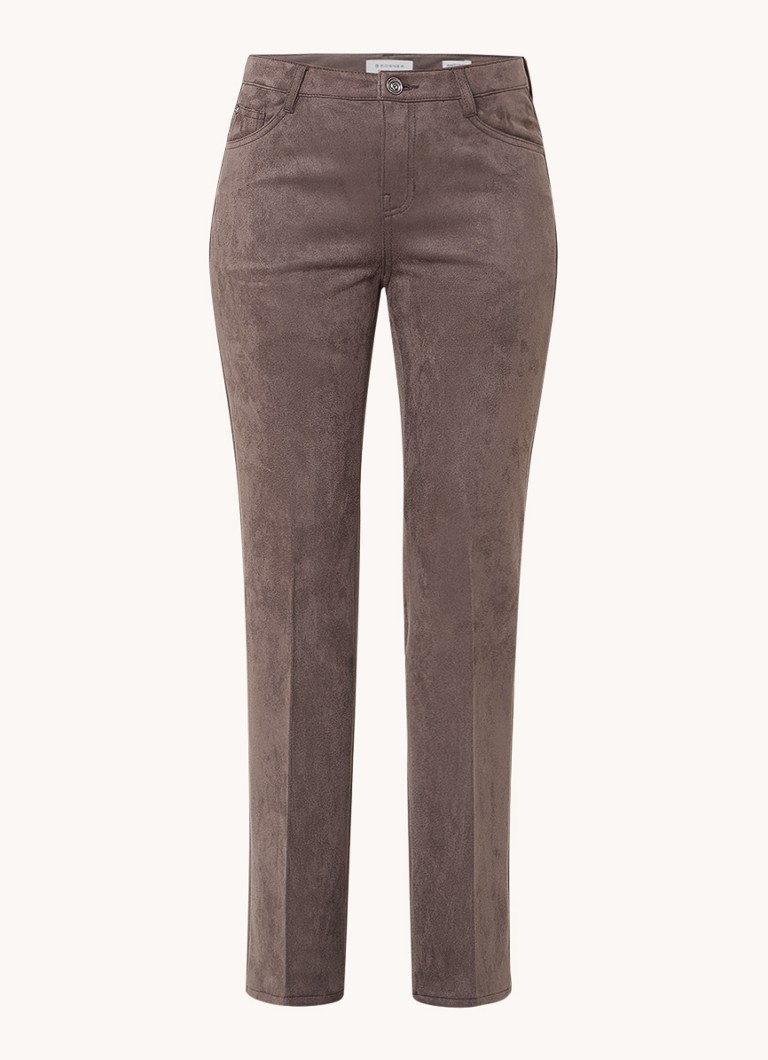 Spodnie Rosner Antonia Mid-Rise Suede Padded