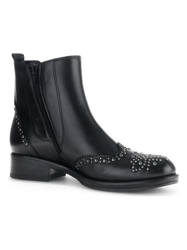 Gabor Leder-Boots in Schwarz günstig kaufen