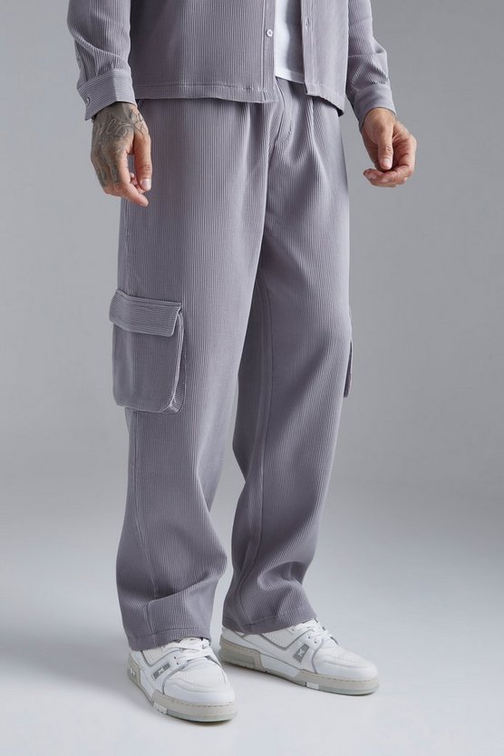 Lockere Cargohose mit elastischem Bund