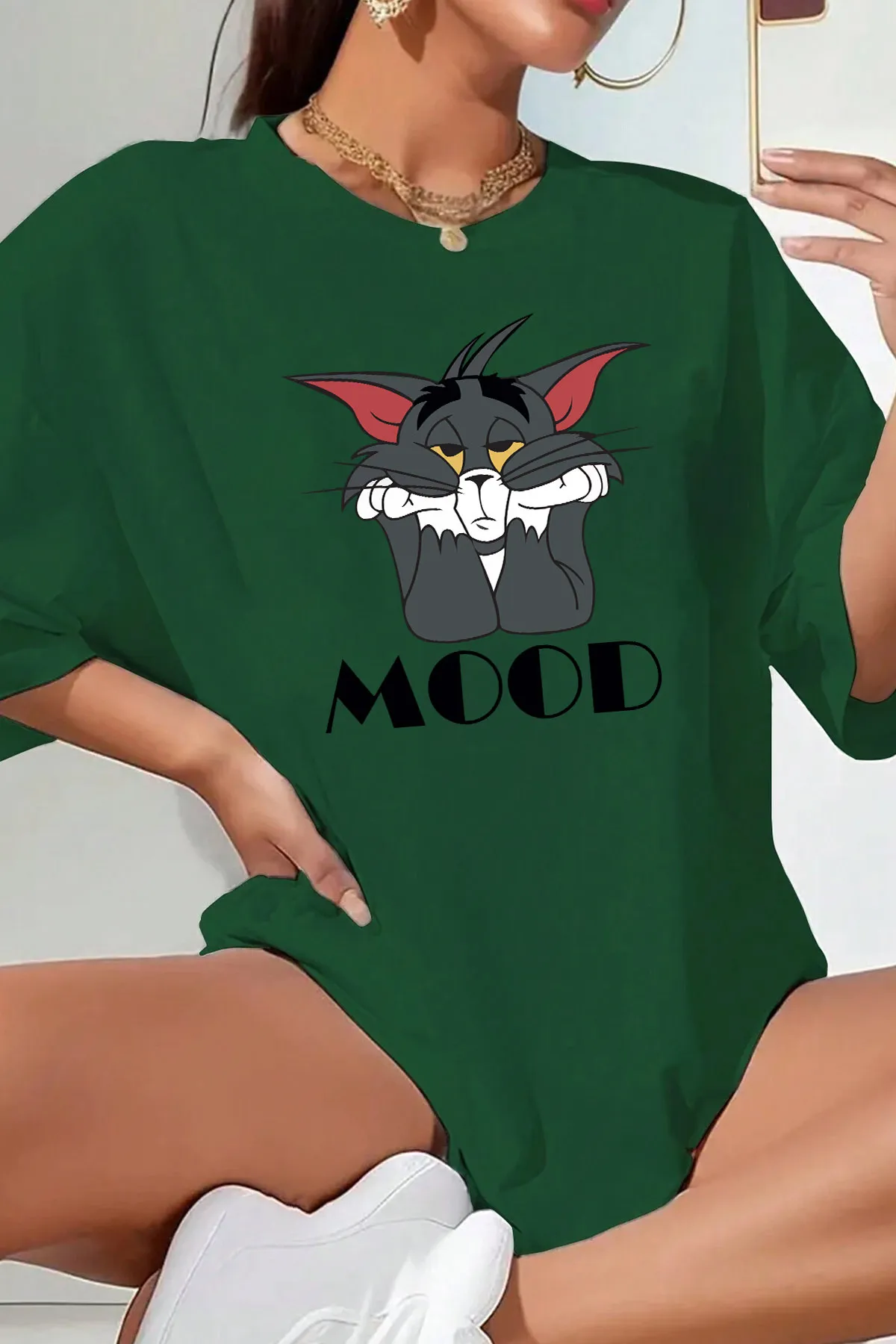 uyguntarz  Übergroßes Unisex-T-Shirt mit Mood-Print