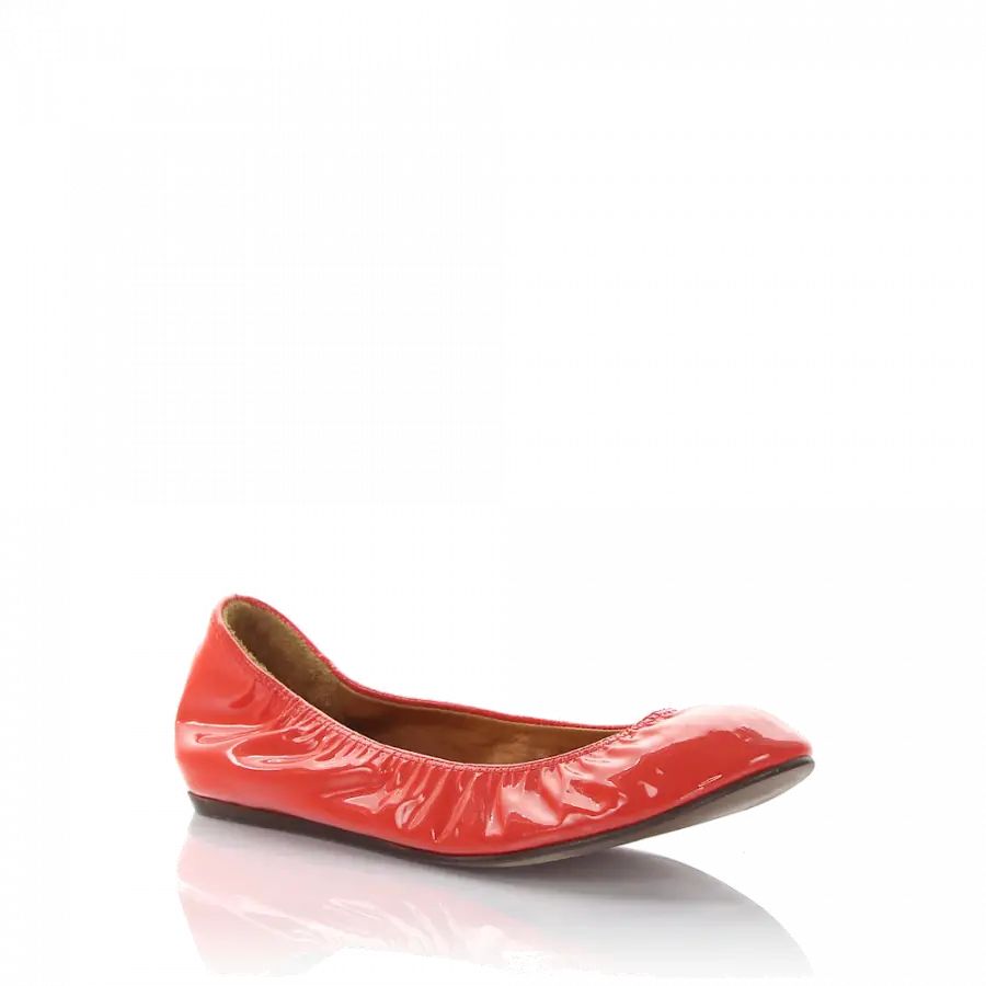Lanvin - Ballerinas Lackleder rot - rot