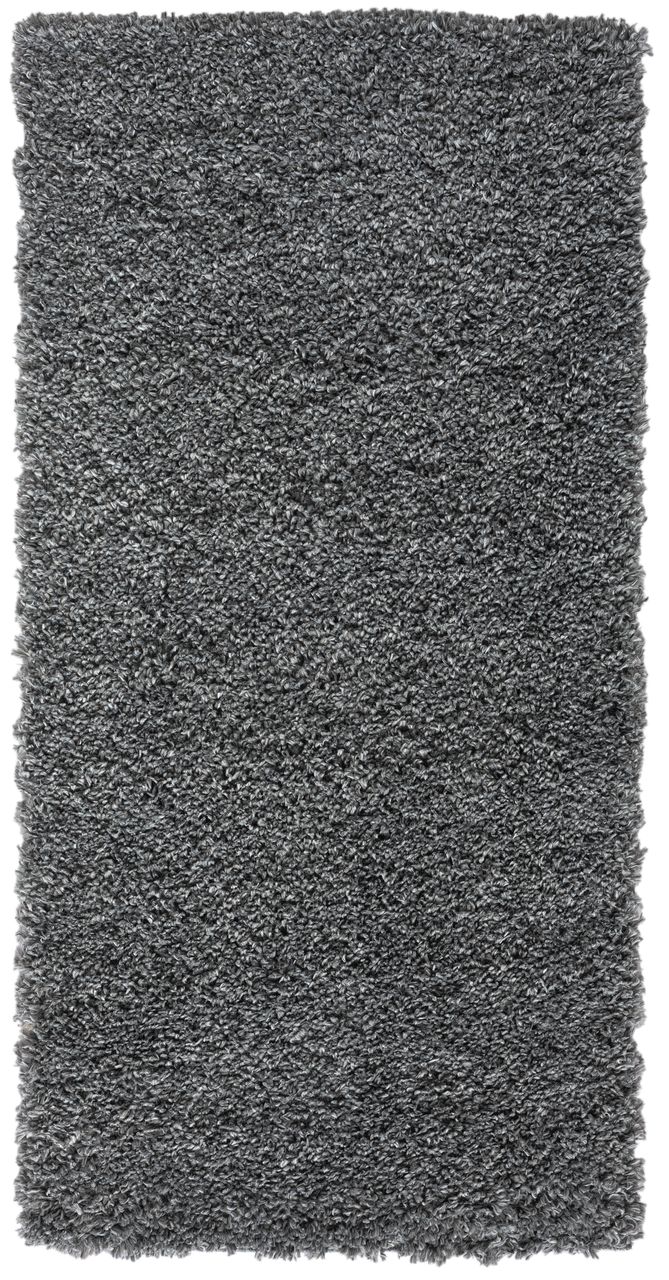 MyFlair Teppich Elodie, 70cm x 140cm, Farbe Dunkelgrau, rechteckig, Florhöhe 37mm