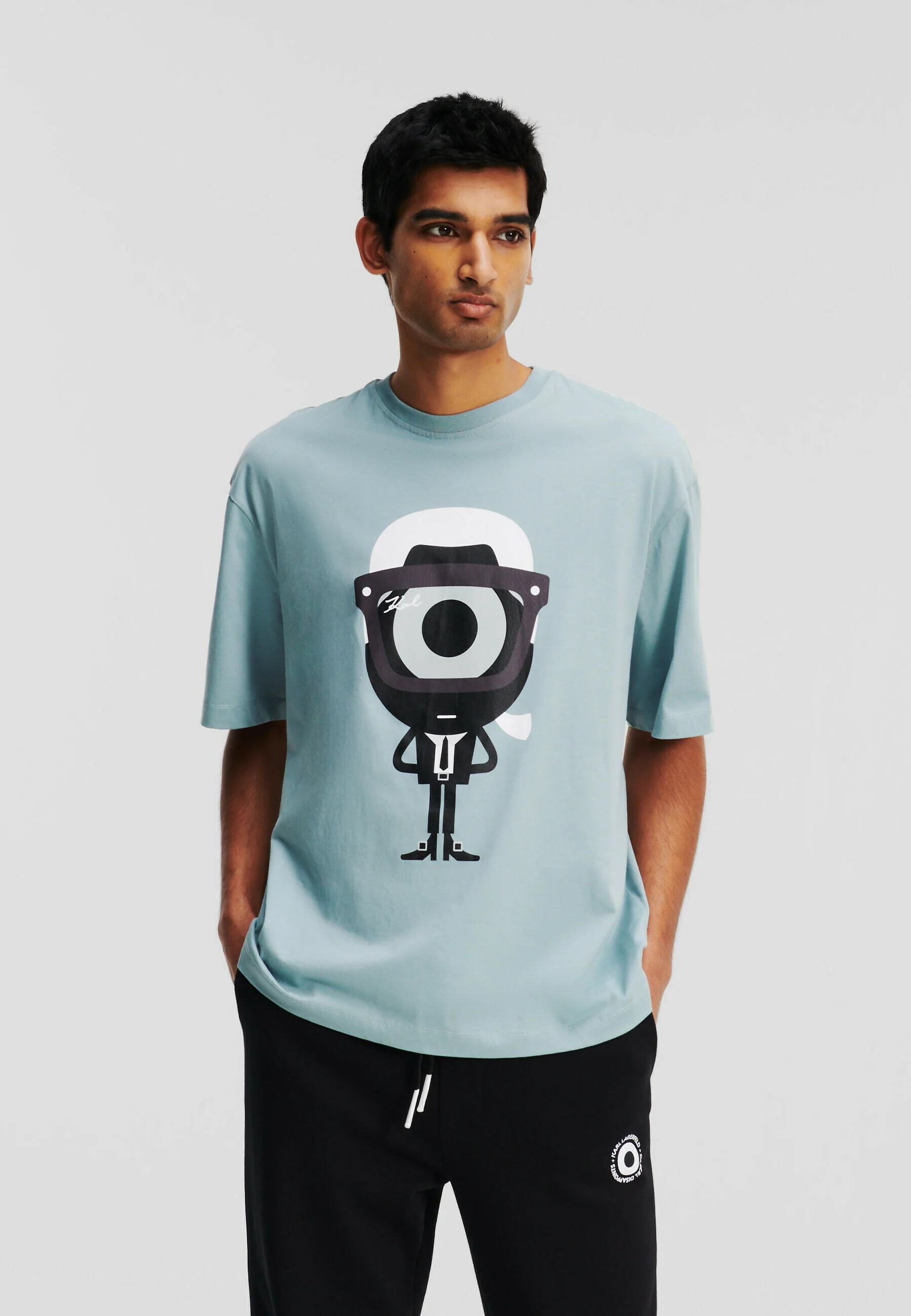 KARL LAGERFELD x DARCEL DISAPPOINTS OVERTamañoD - Camiseta con estampado