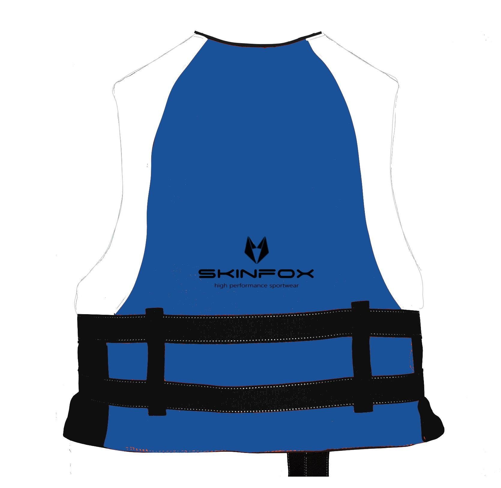 Skinfox Inflatable SUP-Board SKINFOX Schwimmweste Nylon (S-3XL) blau-weiss