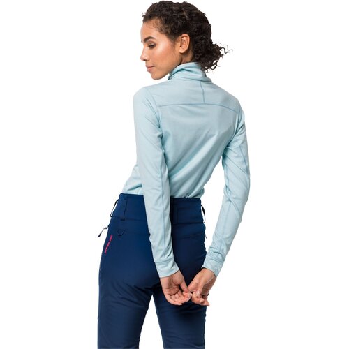 DAMEN SHIRT SNOW SKY HALFZIP