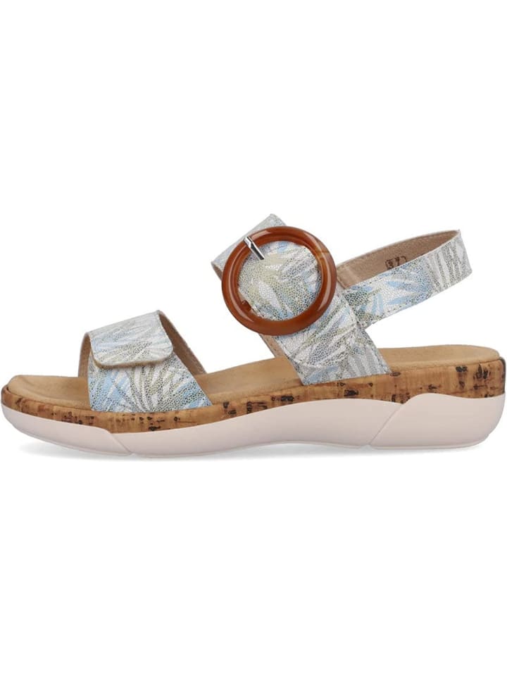 remonte Riemchen Sandalen für Damen in weiß in beige günstig kaufen