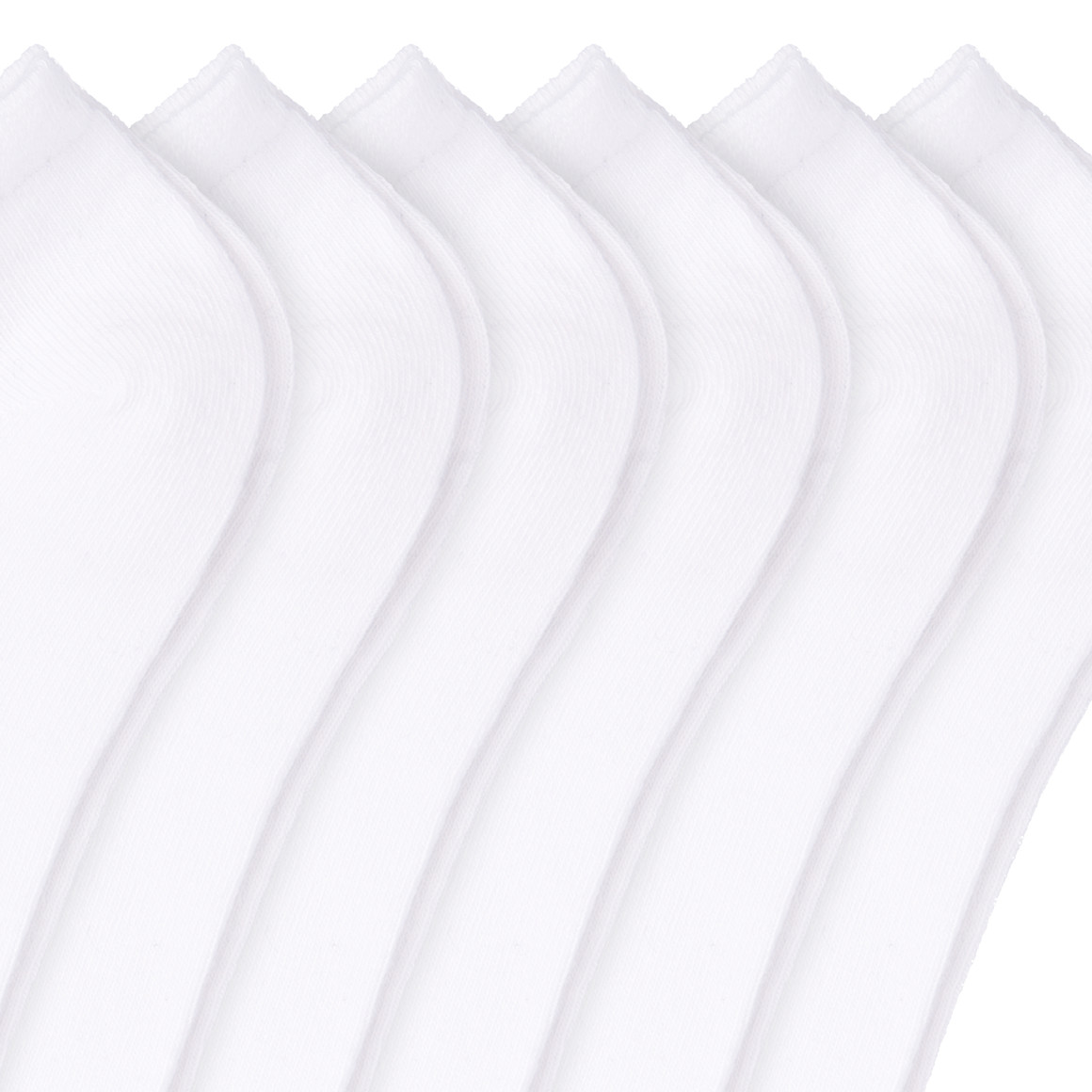 6 Paar Herren Sneaker-Socken unifarben