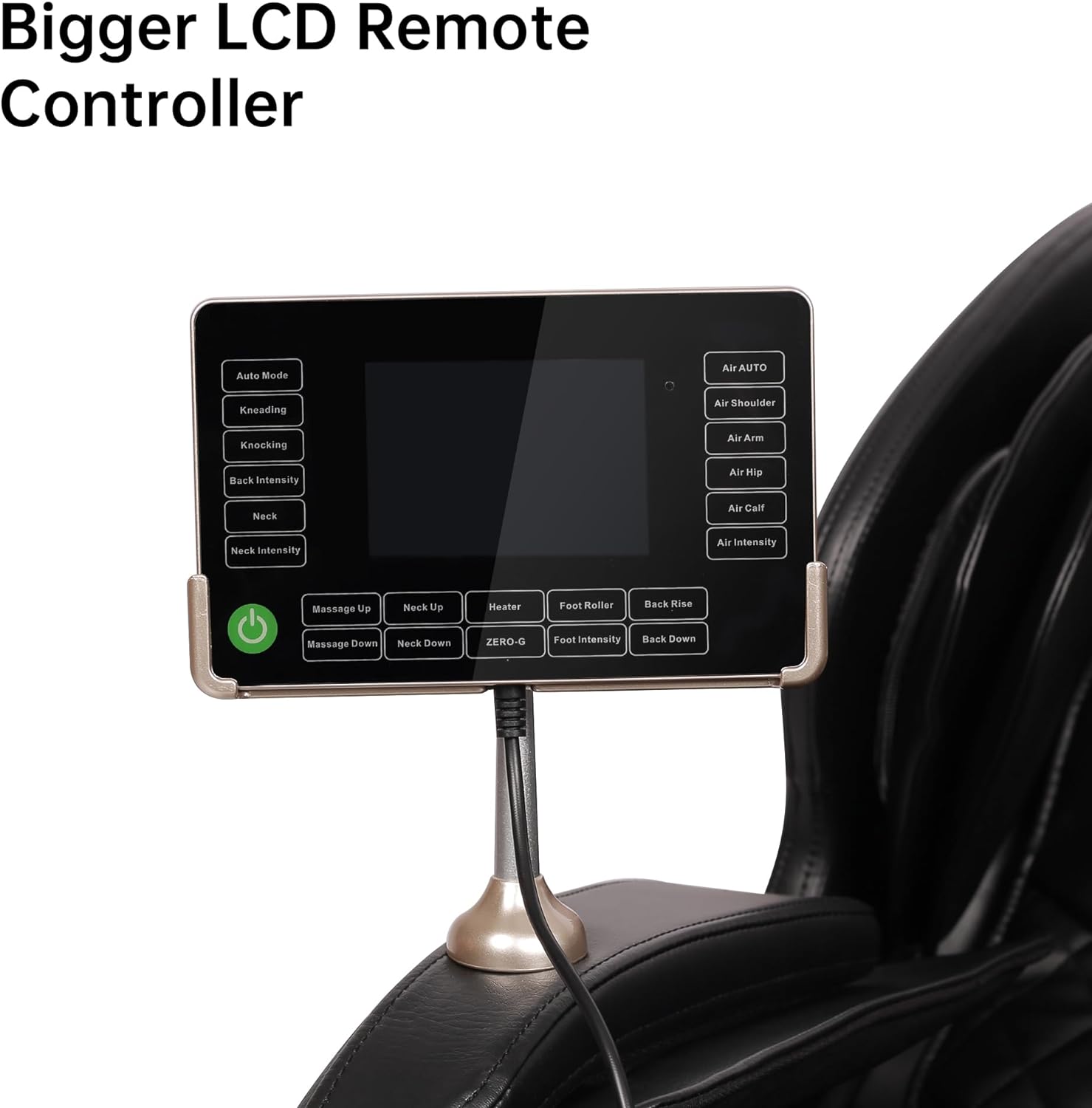 Real Relax 2024 Massage Chair of Dual-core S Track, Full Body Massage Recliner of Zero Gravity with APP Control, Black and Gray