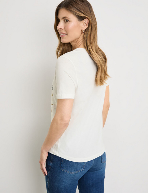T-Shirt mit platziertem Frontprint