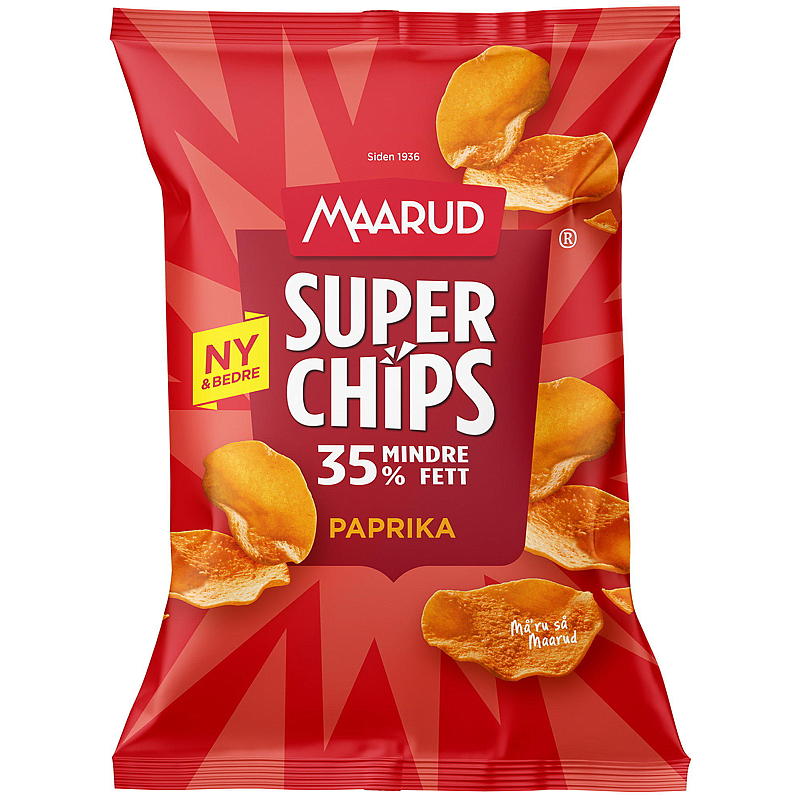 Maarud Superchips 130 g Paprika Maarud