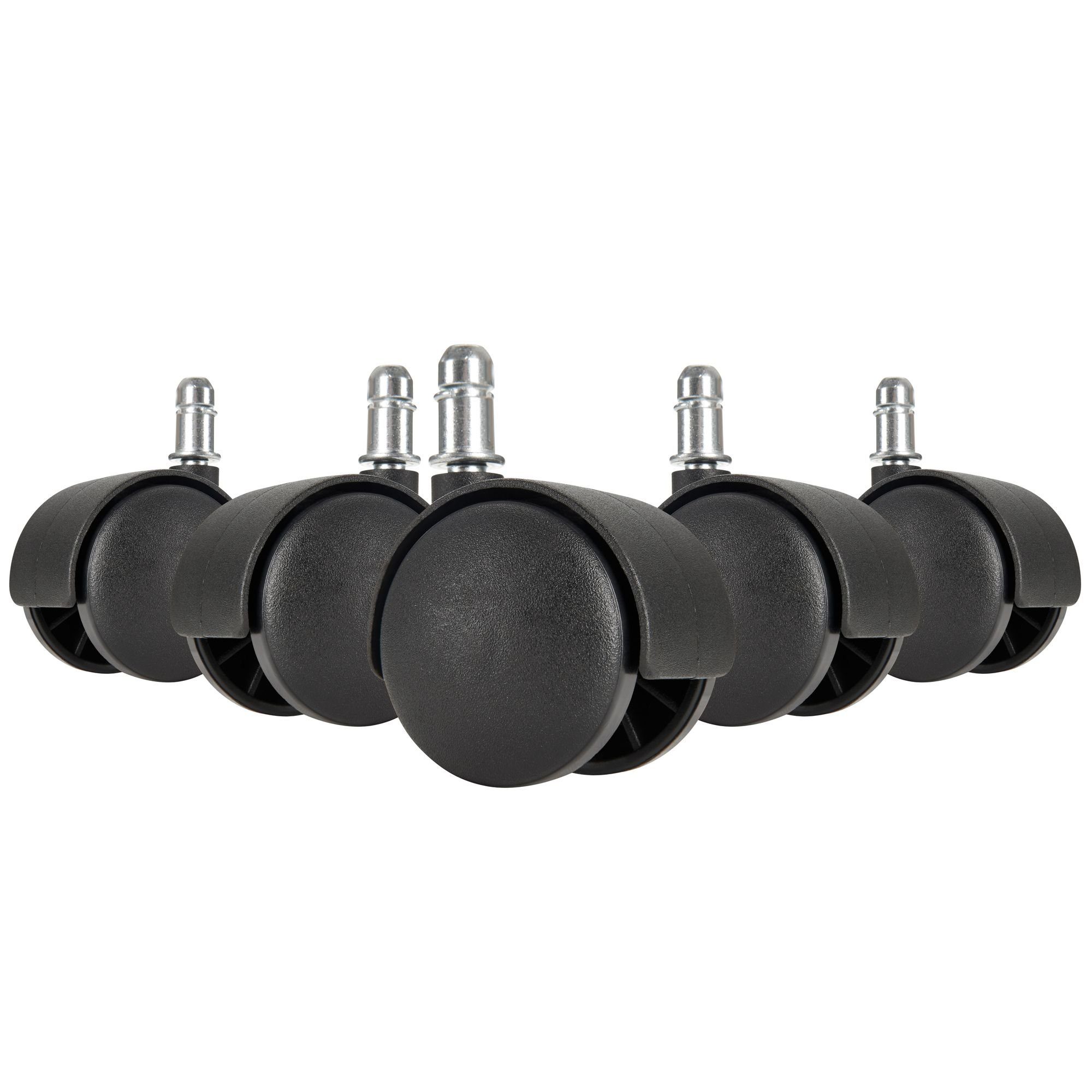 KADIMA DESIGN Stuhlrolle Rollen für Hartböden, Langlebig & Gleitfähig (5er Set)