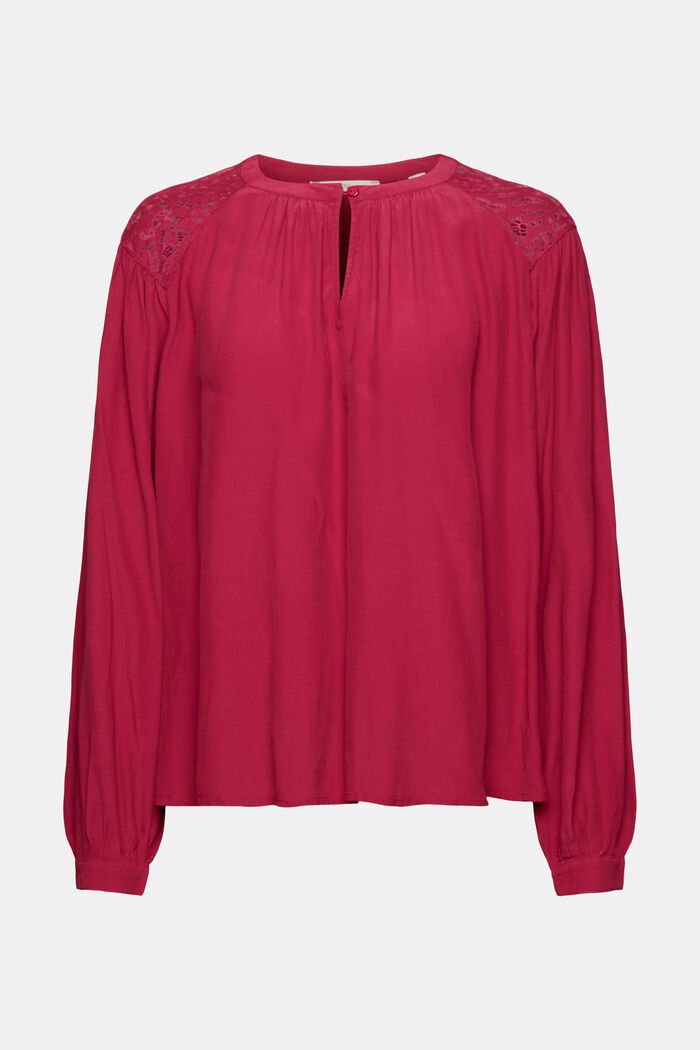 Bluse mit Spitzendetail
