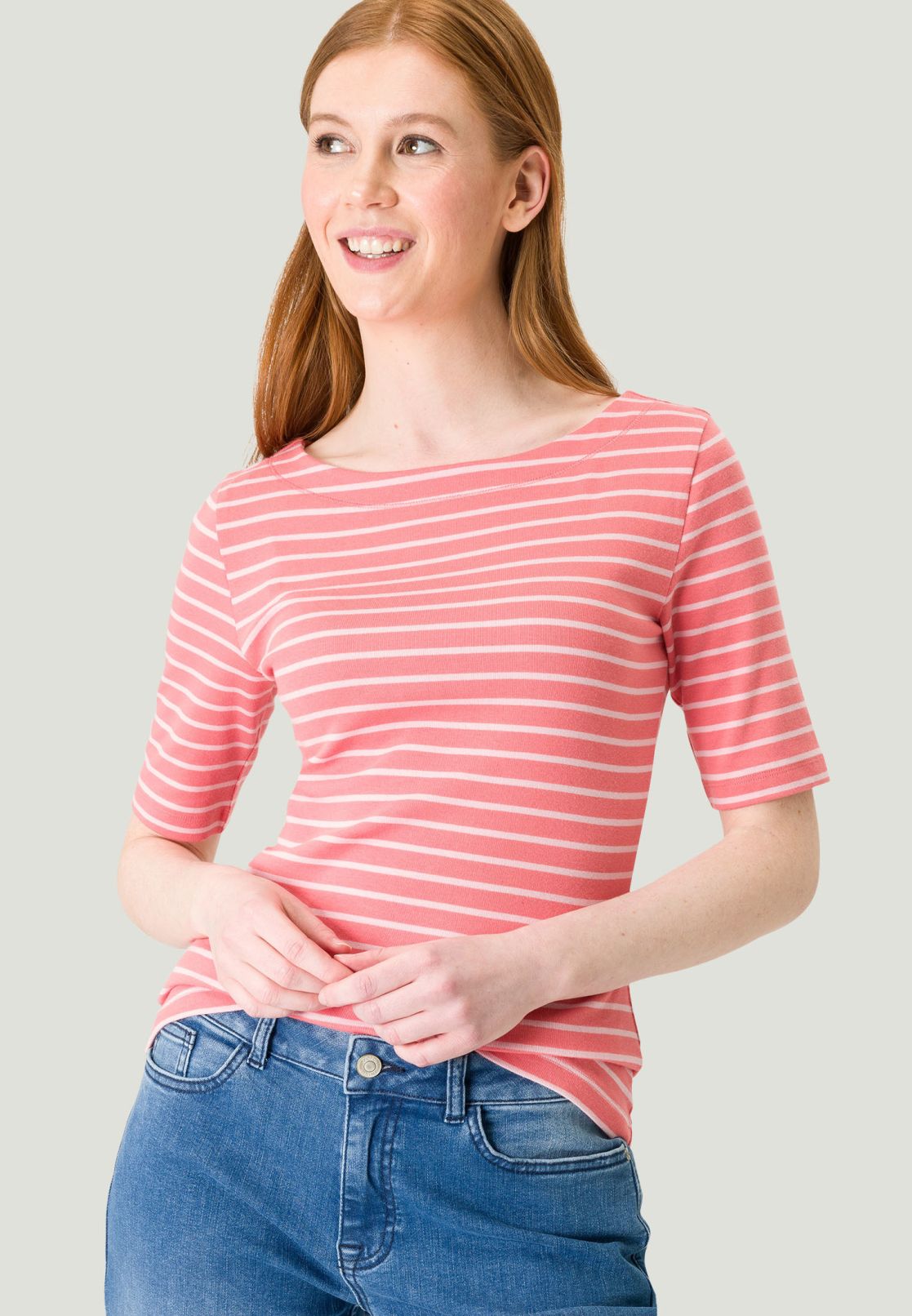 Gestreiftes Shirt 3/4 Arm