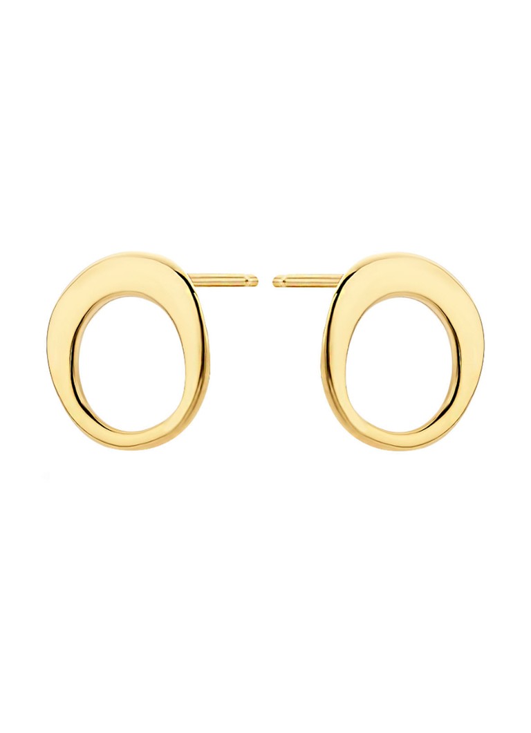Cercei placați cu aur Noblesse S de la Casa Jewelry