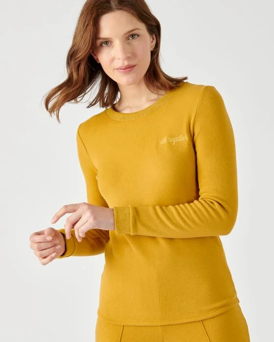 Sweat-shirt femme molleton gratté Thermolactyl Sensitive