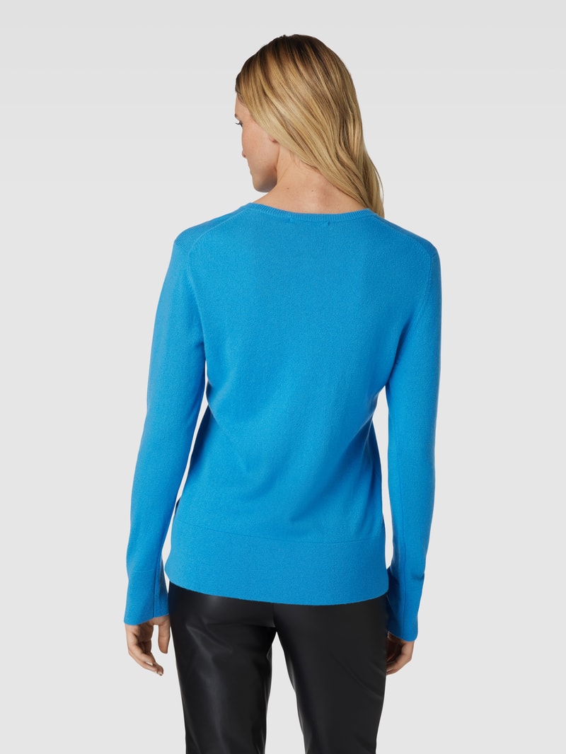 Strickpullover aus Kaschmir in blau